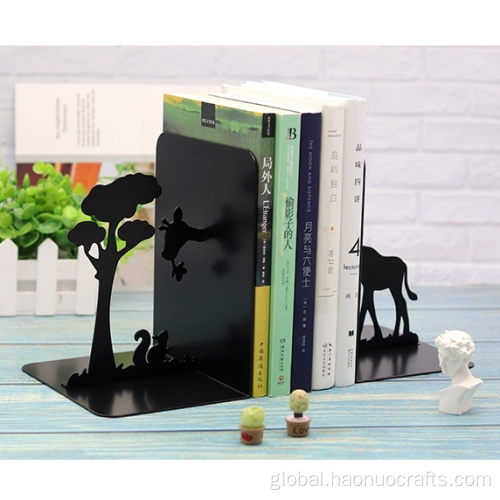 Desk Bookend Handicrafts Creative desktop study gift iron shaped handicrafts bookends Manufactory